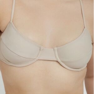 NWT Riot Swim Jax top Coconut Color Large